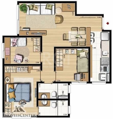 Apartamento à venda com 3 quartos, 67m² - Foto 8